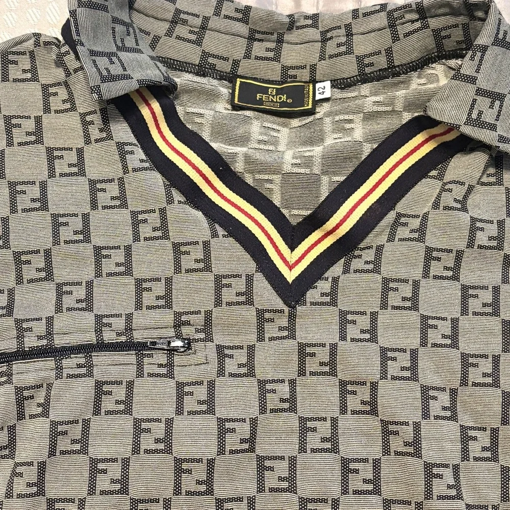 90s Fendi Zucca Polo - Picture 3 of 7